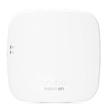HPE Aruba Instant ON AP12 (RW) Indoor AP with DC Power Adapter and Cord (EU) Bundle - Wireless access point - 802.11ac Wave 2 - Bluetooth, Wi-Fi 5 - 2.4 GHz, 5 GHz