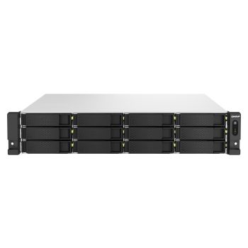 QNAP TS-H1887XU-RP NAS Rack (2U) Ethernet LAN Black, White E-2336