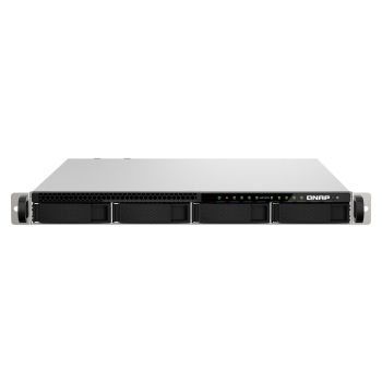 QNAP TS-h987XU-RP NAS Rack (1U) Ethernet LAN Black, Silver E-2334