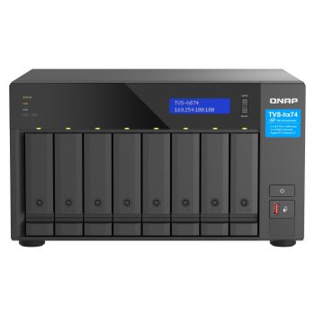 QNAP TVS-H874T-I9-64G NAS/storage server Tower Intel Core i9 64 GB DDR4 0 TB QNAP QTS Black