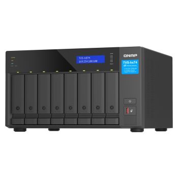 QNAP TVS-h874X NAS Tower Intel Core i9 64 GB DDR4 0 TB QuTS hero Black