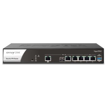 Draytek Vigor 2962 wired router 2.5 Gigabit Ethernet Black, White