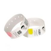 Zebra 6-pack 1.0 x 11.0 Wristband 1 C White