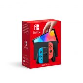 Nintendo Switch (OLED Model) Neon Blue/Neon Red