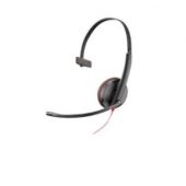 POLY Blackwire 3215 Headset Wired Head-band Office/Call center USB Type-A Black, Red