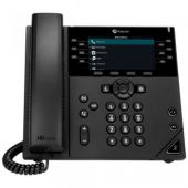 Poly 450 Skype For Business IP Phone Black 12 Lines Lcd 2200-48840-019