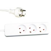 Garbot 24155123-6EE power extension 6 m 3 AC outlet(s) Indoor White