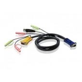 Aten 2L5302U KVM cable 1.8 m Black