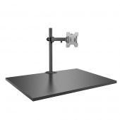 Lindy Single Display Bracket with Pole and Desk Clamp