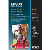 Epson Value Glossy Photo Paper - 10x15cm - 20 sheets