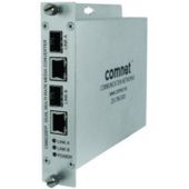 comnet Dual Media Converter, 100Mbps/ 1Gbps Multirate Support, 2 SFP Ports + 2 RJ-45 Copper Ports (S