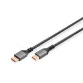 Digitus 16K DisplayPort Connection Cable, Version 2.1, 1m, 80G, black