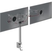 Duronic Monitor Arm Stand BLACK DM352 Two 13-27 LED LCD