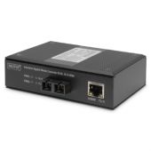 Digitus Industrial Gigabit Media Converter RJ45, SC 0.5km