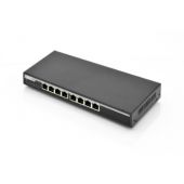 Digitus DN-95340 network switch Unmanaged Gigabit Ethernet (10/100/1000) Black Power over Ethernet (