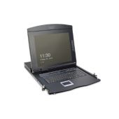 Digitus Modular console with 17" TFT (43,2cm), 8-port KVM & Touchpad, swiss keyboard