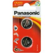 Panasonic PANACR2032-B2 Lithium Pack of 2 Coin Cell Batteries