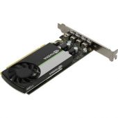 PNY T1000 Professional Graphics Card 4GB DDR6 896 Cores 4 miniDP 1.4 Low Profile (Bracket Included) OEM (Brown Box)