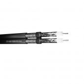 Securi-Flex SFX/RG6-TWIN-PVC-BLK-100 coaxial cable RG-6 100 m No Black