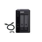 QNAP TR-002 HDD/SSD enclosure Black 2.5/3.5"