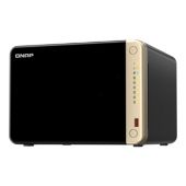 QNAP TS-664 NAS Tower Ethernet LAN Black, Bronze N5095