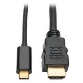 Tripp Lite U444-003-H USB-C to HDMI Active Adapter Cable (M/M), 4K, Black, 3 ft. (0.9 m)