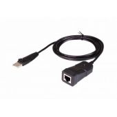 Aten UC232B-AT cable interface/gender adapter USB RJ-45 (RS-232) Black