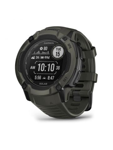 Garmin Instinct 2X Solar 2.79 cm (1.1") MIP 50 mm Digital 176 x 176 pixels Touchscreen Green GPS (satellite)