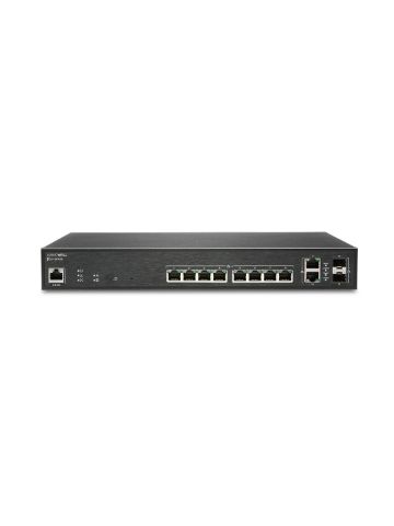 SonicWall SWS12-10FPOE Managed L2 Gigabit Ethernet (10/100/1000) Black Power over Ethernet (PoE)