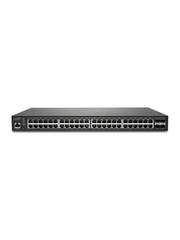 SonicWall SWS14-48FPOE Managed L2 Gigabit Ethernet (10/100/1000) Black 1U Power over Ethernet (PoE)