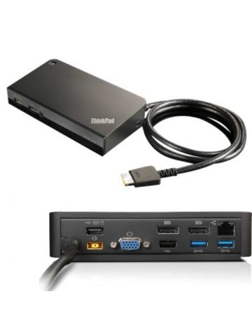 Lenovo 03X6296 laptop dock/port replicator Wired OneLink+ Black