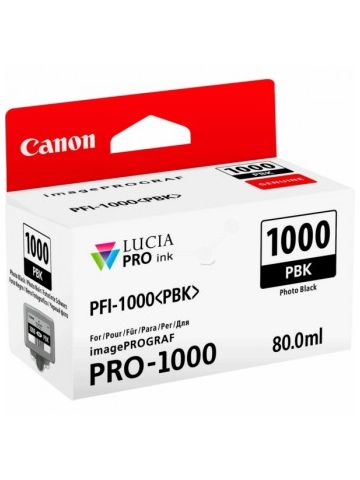 Canon 0546C001 (PFI-1000 PBK) Ink cartridge bright black, 2.21K pages, 80ml