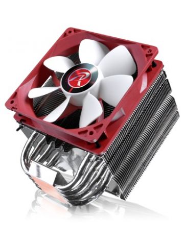 RAIJINTEK Themis Evo Processor Cooler 12 cm Metallic, Red, White