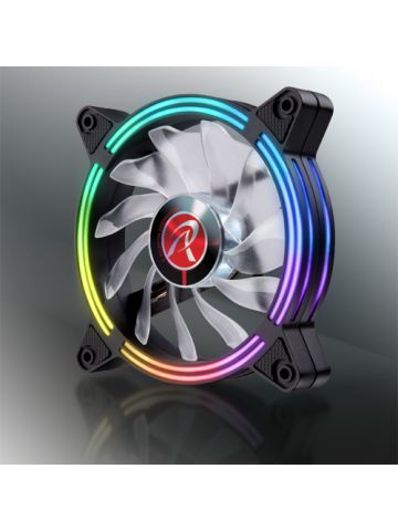 RAIJINTEK SKLERA 12 RBW ADD-1 Computer case Fan 12 cm Black, White 1 pc(s)