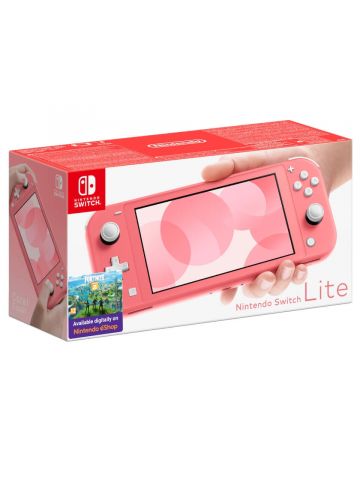 Nintendo Switch Lite (Coral) portable game console 14 cm (5.5") 32 GB Touchscreen Wi-Fi