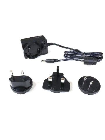 Unitech Power adapter for PA760/EA630 single slot cradle 5V/3A with interchangeable plug including US, EU and UK in the package (replacing 1010-900014G / alt 1010-900067G)