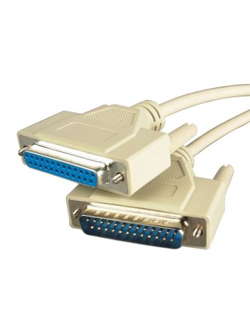 Videk DB25M to DB25F Serial Modem Cable 2Mtr