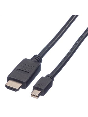 Value Mini DisplayPort Cable, Mini DP-HDTV, M/M, 2 m