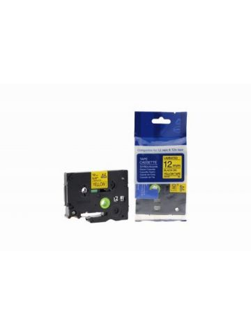 CTS Compatible Brother P Touch TZe-631 Black on Yellow also for TZ-631 Label Cassette