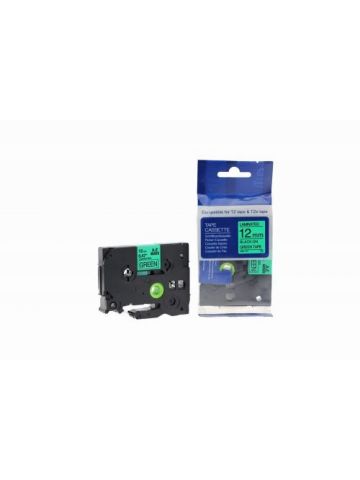 CTS Compatible Brother P-Touch TZe-731 Black on Green also for TZ-731 Label Cassette