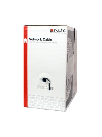 Lindy 12967 networking cable 305 m Cat5e U/UTP (UTP) Black