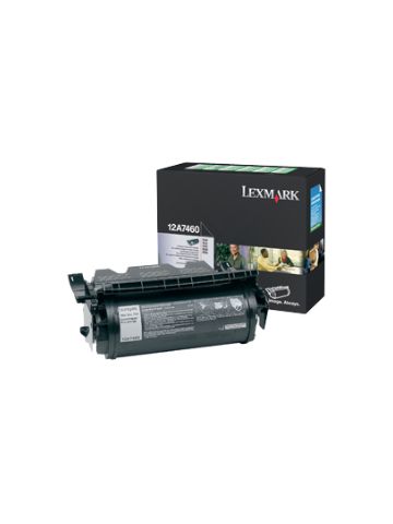 Lexmark 12A7460 Toner black, 5K pages  5% coverage