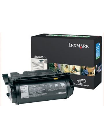Lexmark 12A7610 Toner cartridge black extra High-Capacity remanufactured, 32K pages/5% for Lexmark T 632