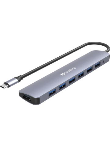 Sandberg USB-C to 7 x USB 3.0 Hub