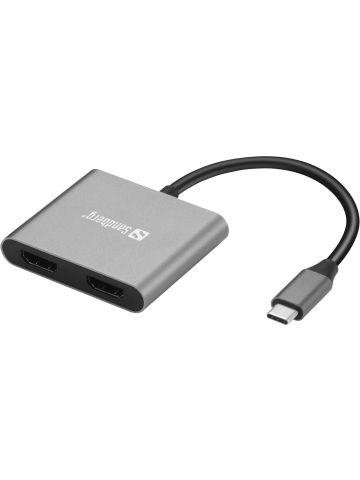 Sandberg USB-C Dock 2xHDMI+USB+PD