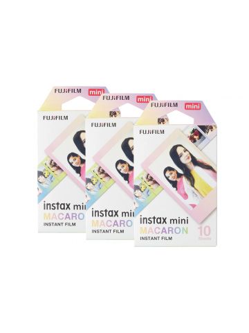 Fujifilm Instax Mini Macaron Photo Film - 30 Shot Pack