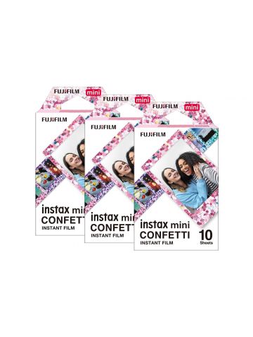 Fujifilm Instax Mini Confetti Photo Film - 30 Shot Pack