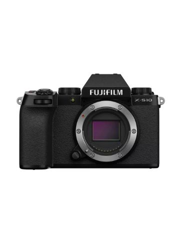 Fujifilm X-S10 Mirrorless Camera - Black, Body Only