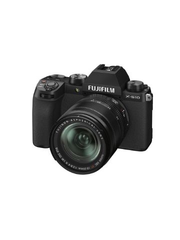 Fujifilm X-S10 Mirrorless Camera with 18-55mm f/2.8-4 R LM OIS XF Zoom Lens - Black