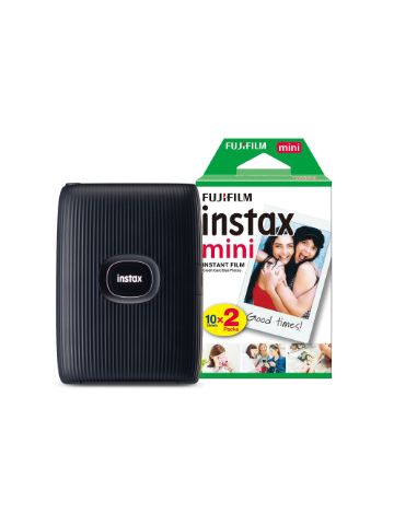 Fujifilm Instax Mini Link 2 Wireless Photo Printer with 20 Shot Pack - Space Blue